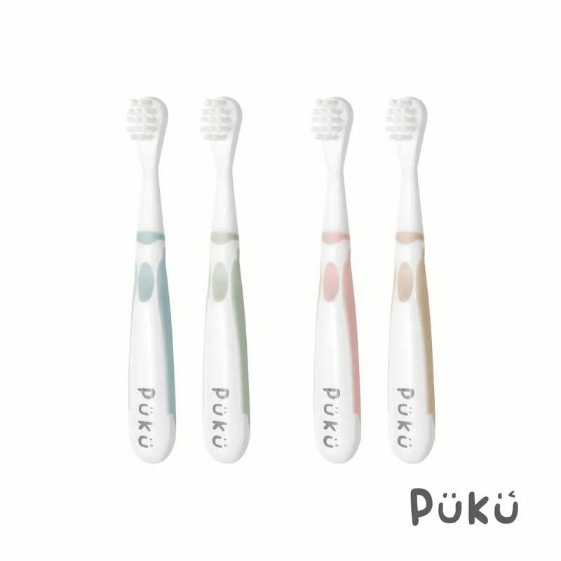 PUKU 藍色企鵝 糖果氣泡幼兒牙刷2入組-細節圖3