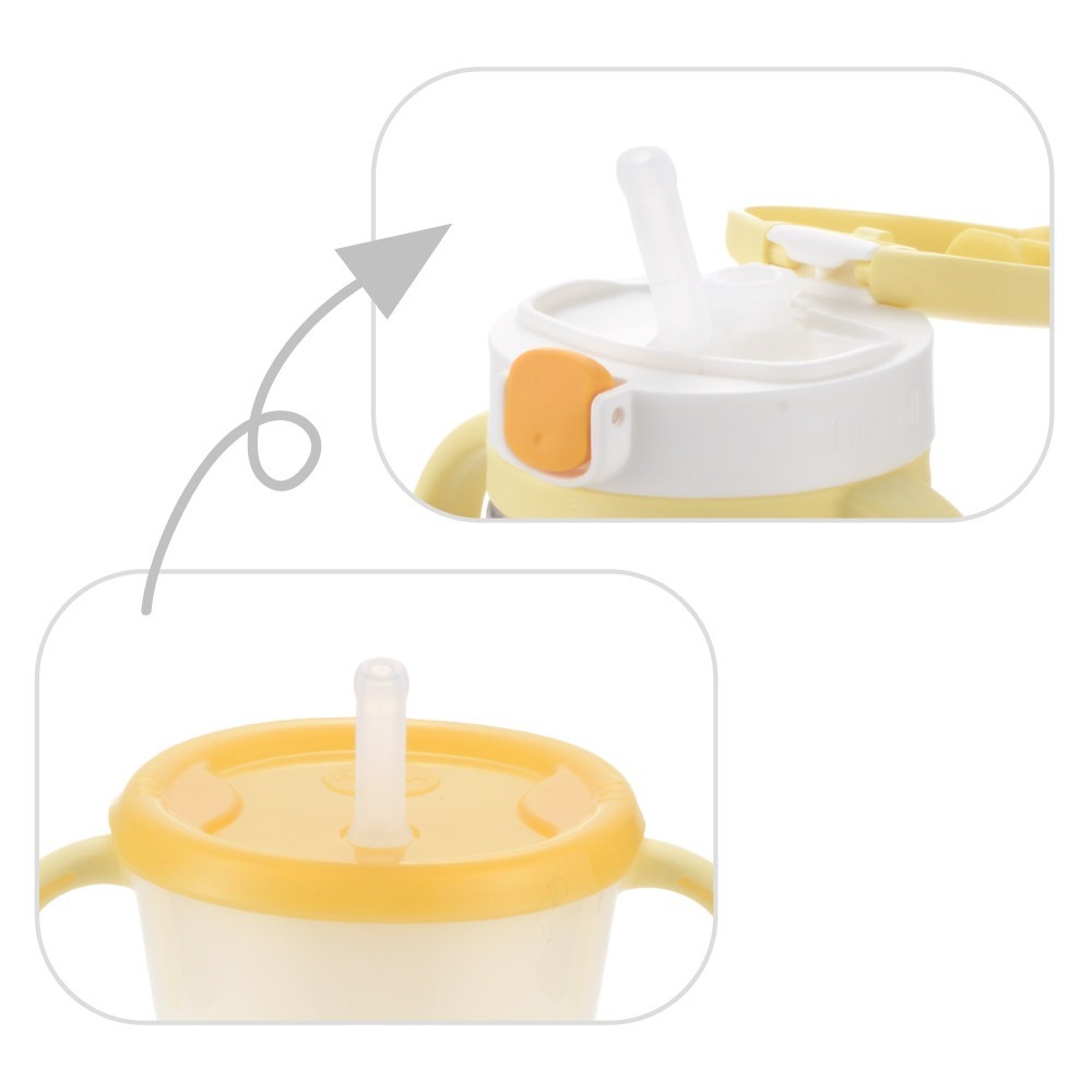 Richell Aqulea 第5代 學習訓練吸管杯 150mL-細節圖2