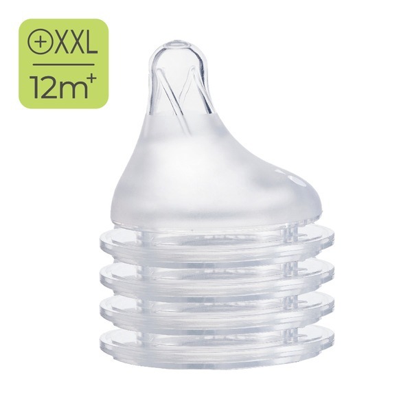 妍心35%乳感防脹氣寬口奶嘴4入組 - S/M/L/XXL-規格圖1