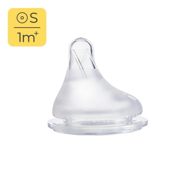 妍心35%乳感防脹氣寬口奶嘴 - S/M/L-規格圖1