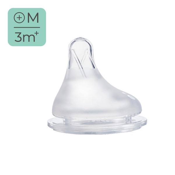 妍心35%乳感防脹氣寬口奶嘴 - S/M/L-規格圖1