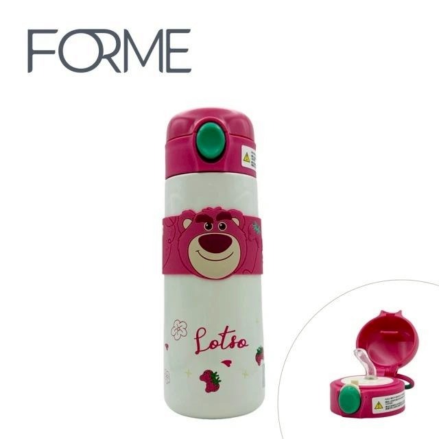 【FORME】迪士尼 正版授權不鏽鋼保溫 直飲彈跳杯 500ml(多款可選 內層316不鏽鋼)-規格圖1