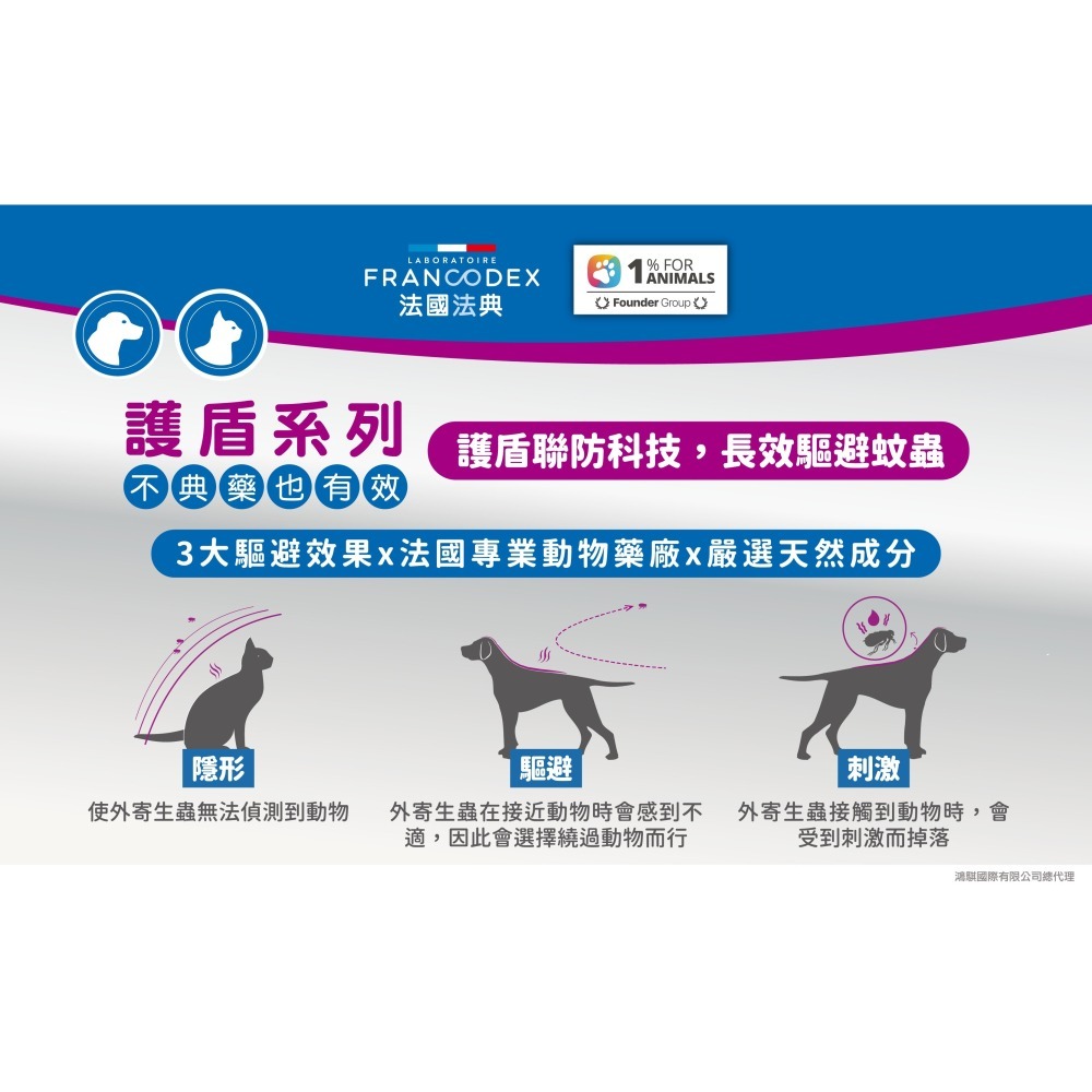 Francodex法國法典 護盾全效防蚊驅蟲滴劑-小型犬 15KG以下-細節圖3