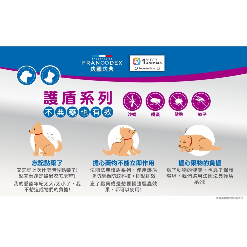 Francodex法國法典 護盾全效防蚊驅蟲滴劑-小型犬 15KG以下-細節圖5