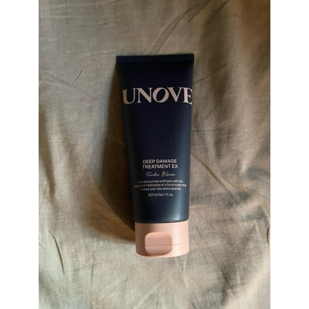 韓國帶回正品全新UNOVE 柔諾依 角蛋白柔順修護髮膜 207ml(柔綻花香)-細節圖2