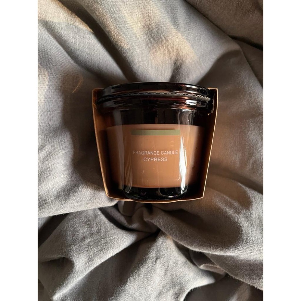 MUJI無印良品 海外限定大豆蠟香氛芬香蠟燭-檜木 85g FRAGRANCE CANDLE CYPRESS生日禮物-細節圖7