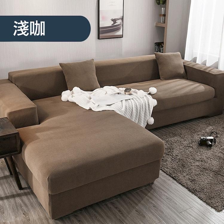 ROYAL LIFE 全包覆防潑水加厚彈力沙發套-單人(鬆緊帶全包 防貓抓 高品質高彈性 沙發椅套 送防滑壓條)-細節圖2