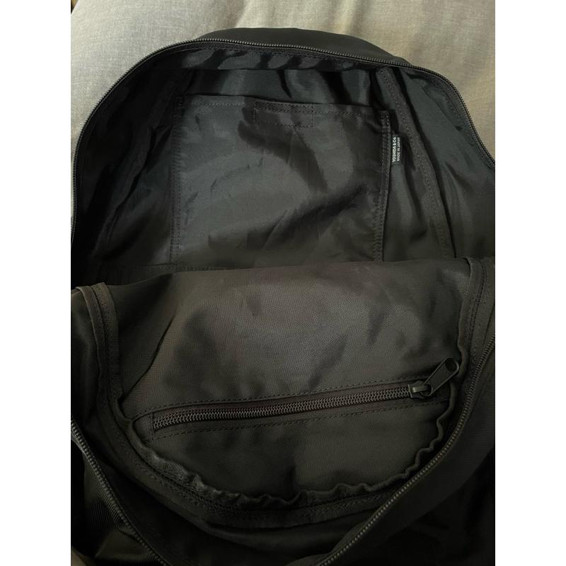 [聊聊免運] 日本二手吉田YOSHIDA PORTER ROUND DAYPACK後背包通勤包黑808-06855-細節圖8