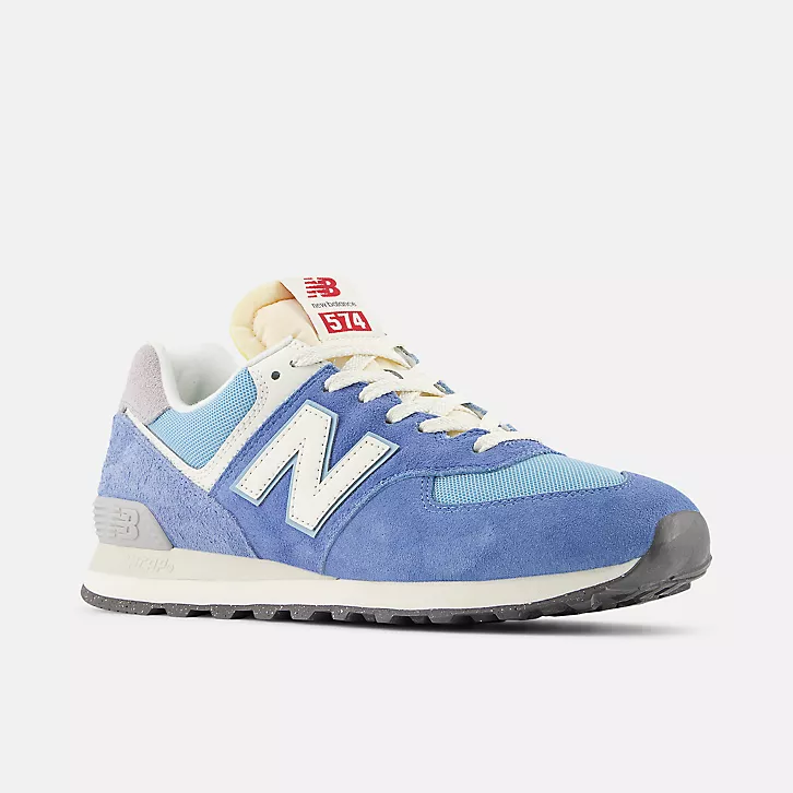 13代購 New Balance NB 574 藍白 男鞋 女鞋 休閒鞋 復古球鞋 IU U574RCA-D-細節圖2