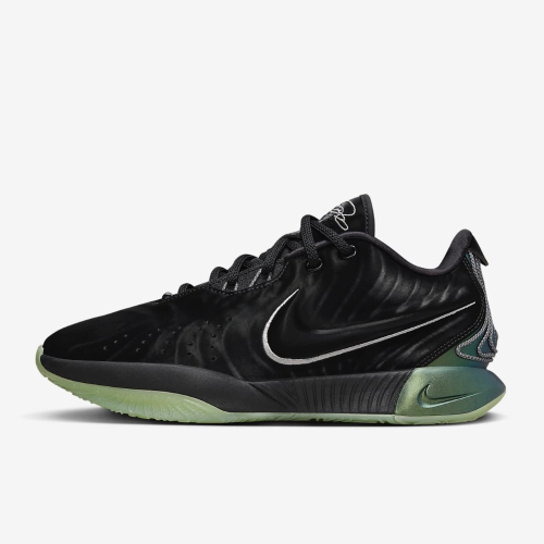 13代購 Nike LeBron XXI EP 黑綠 男鞋 籃球鞋 James LBJ FB2236-001