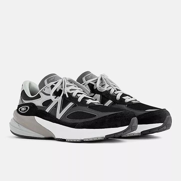 13代購New Balance NB 990 V6 Made In US 美製黑灰白男鞋休閒鞋M990BK6