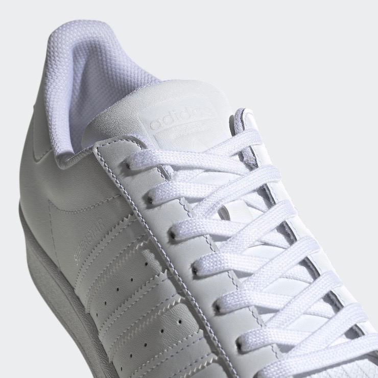 13代購 Adidas OG Superstar 全白 男鞋 女鞋 休閒鞋 復古球鞋 EG4960-細節圖6