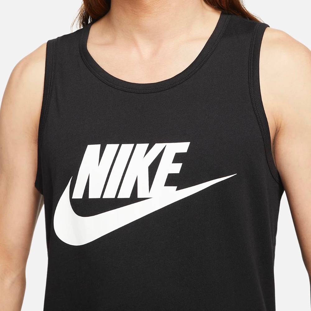 13代購 Nike Sportswear Tank 黑白 男裝 女裝 無袖背心 AR4992-013-細節圖4