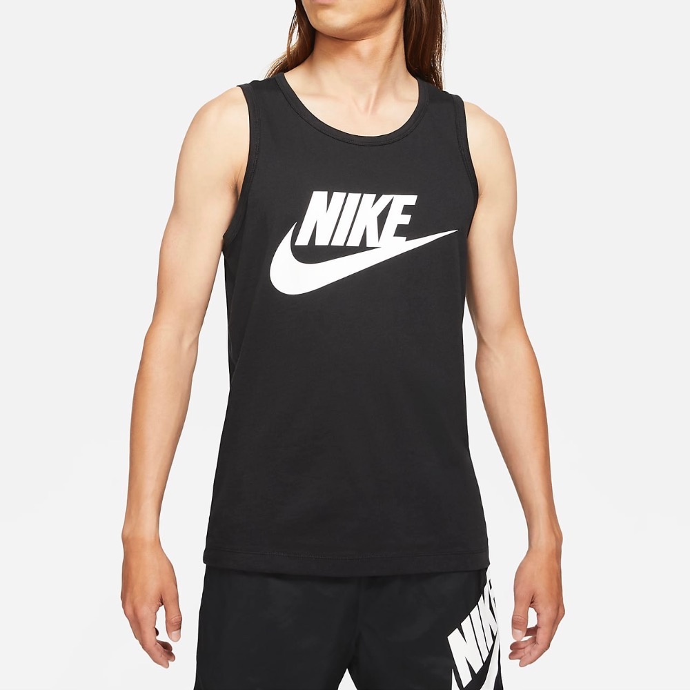 13代購 Nike Sportswear Tank 黑白 男裝 女裝 無袖背心 AR4992-013-細節圖6