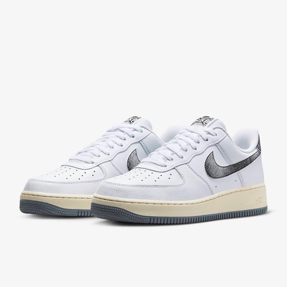 13代購 Nike Air Force 1 07 LX 白灰黑黃 男鞋 女鞋 休閒鞋 DV7183-100-細節圖2