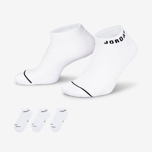 13代購 Nike Jordan Everyday Sock 白色 襪子 踝襪 三雙 DX9656-100