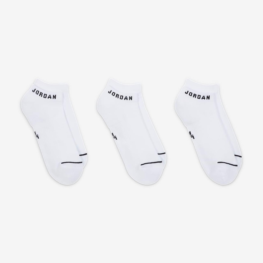 13代購 Nike Jordan Everyday Sock 白色 襪子 踝襪 三雙 DX9656-100-細節圖3