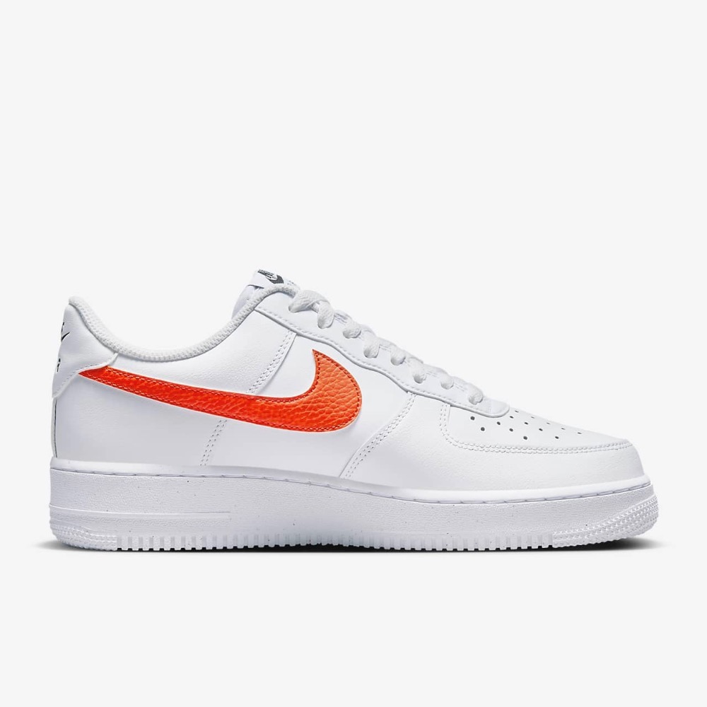 13代購 Nike Air Force 1 07 白橘 男鞋 女鞋 休閒鞋 FJ4228-100-細節圖3