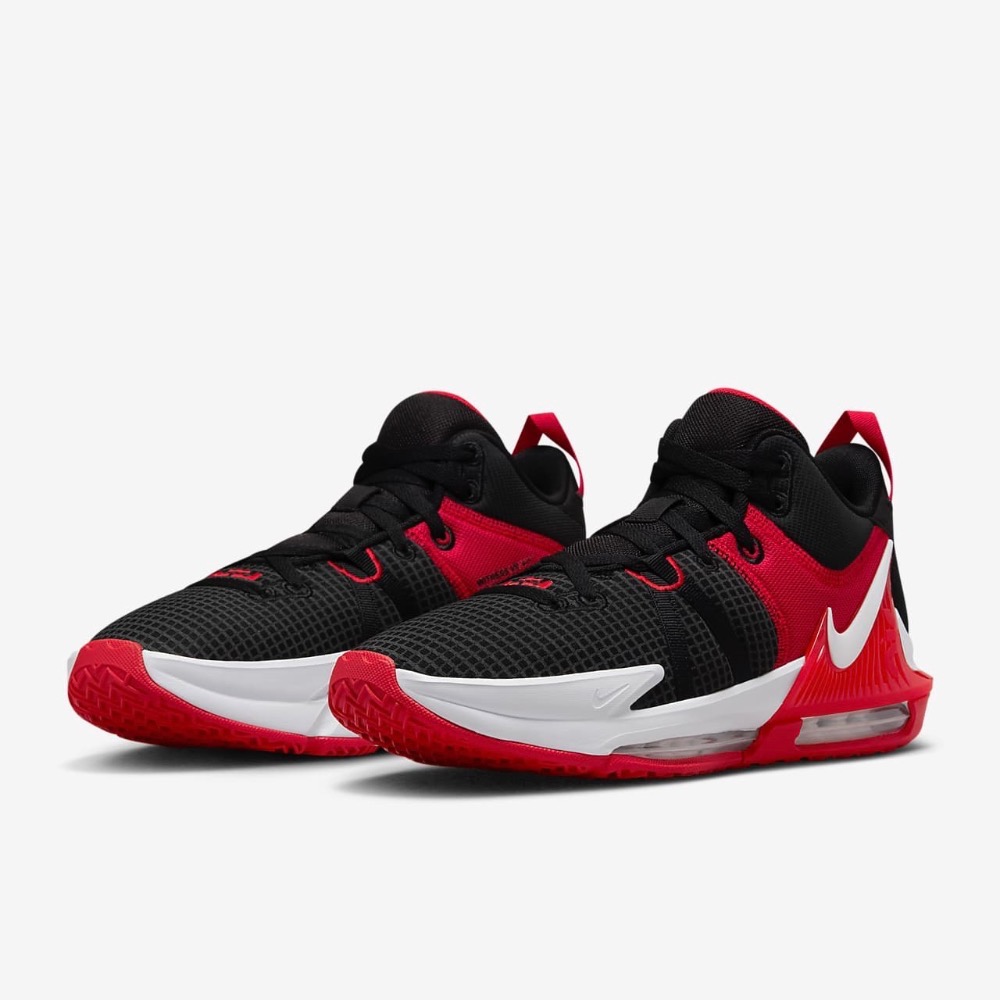 13代購 Nike LeBron Witness VII EP 黑紅白 男鞋 籃球鞋 DM1122-005-細節圖2