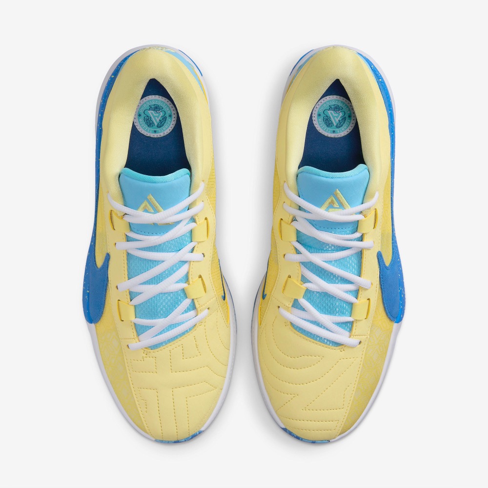 13代購 Nike Zoom Freak 5 EP 黃藍白 男鞋 籃球鞋 字母哥 DX4996-700-細節圖5