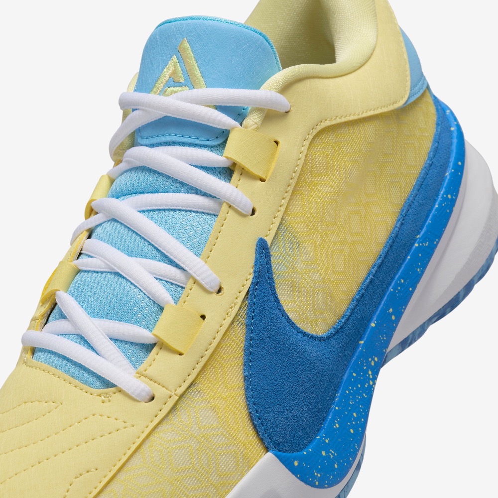 13代購 Nike Zoom Freak 5 EP 黃藍白 男鞋 籃球鞋 字母哥 DX4996-700-細節圖7