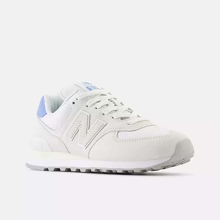 13代購 New Balance NB 574 米白藍 女鞋 休閒鞋 復古球鞋 IU 李知恩 WL5742BC-B-細節圖2