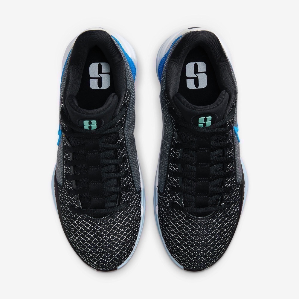 13代購 W Nike Sabrina 1 EP 黑白藍 女鞋 籃球鞋 Ionescu FQ3389-001-細節圖5