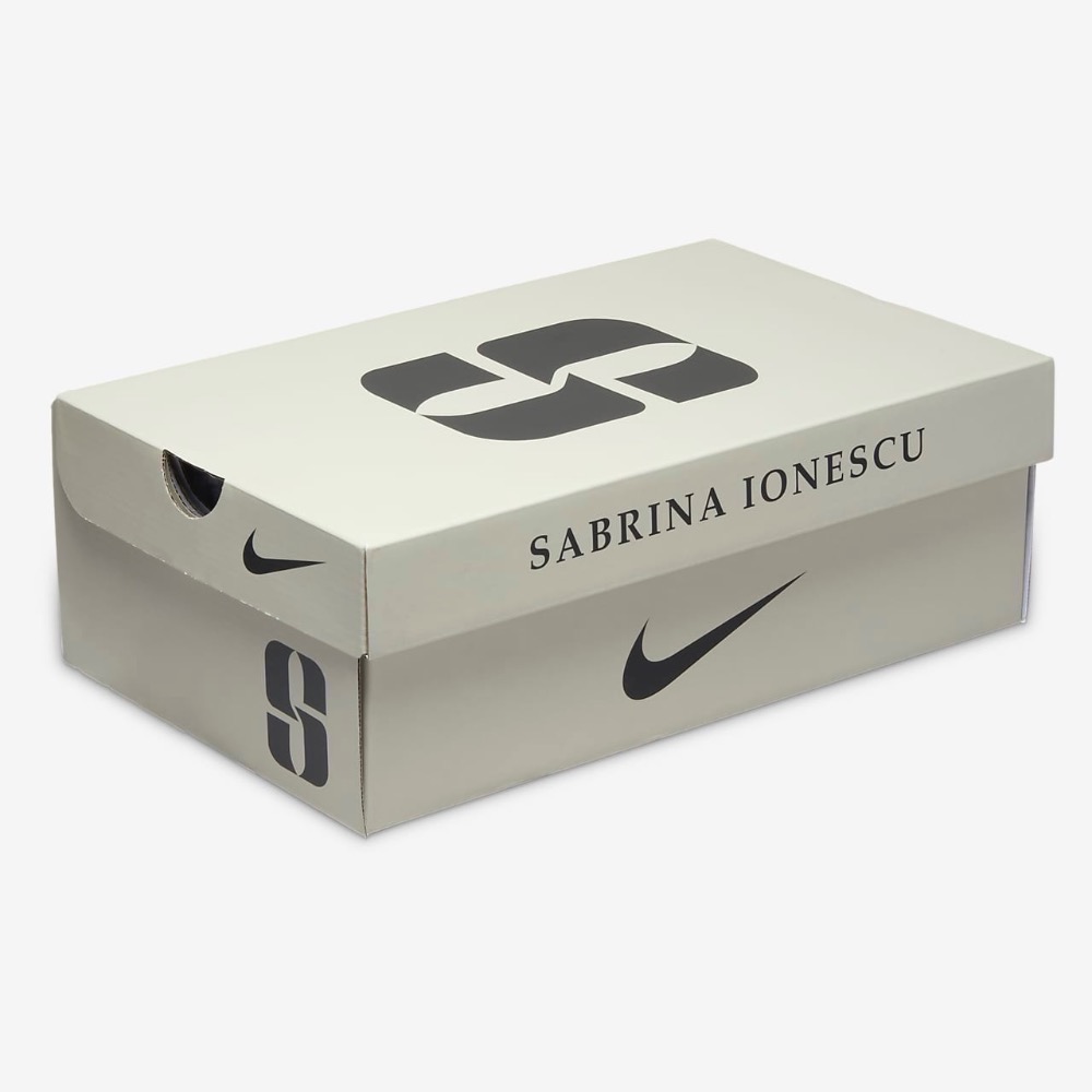 13代購 W Nike Sabrina 1 EP 黑白藍 女鞋 籃球鞋 Ionescu FQ3389-001-細節圖9