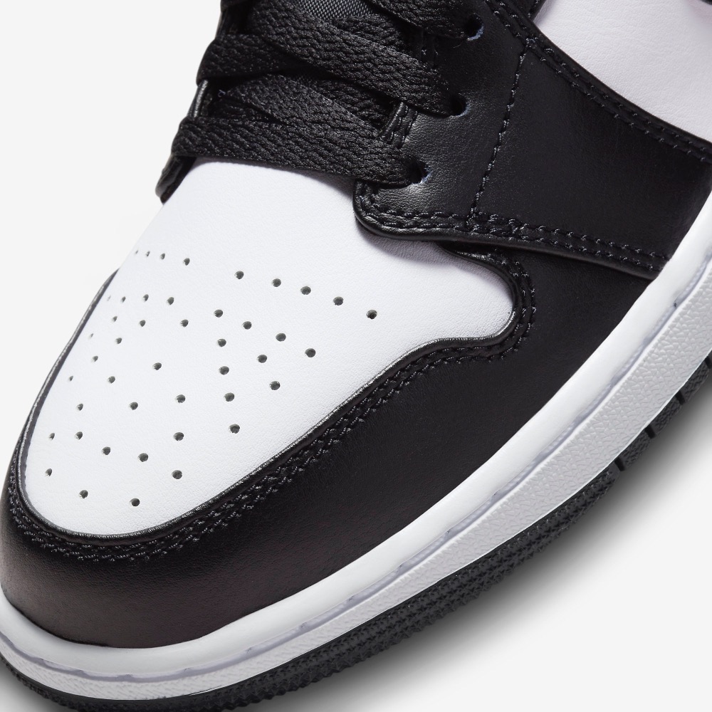 13代購 Nike Air Jordan 1 Mid 白黑藍紫 男鞋 休閒鞋 復古球鞋 喬丹 DQ8426-154-細節圖7