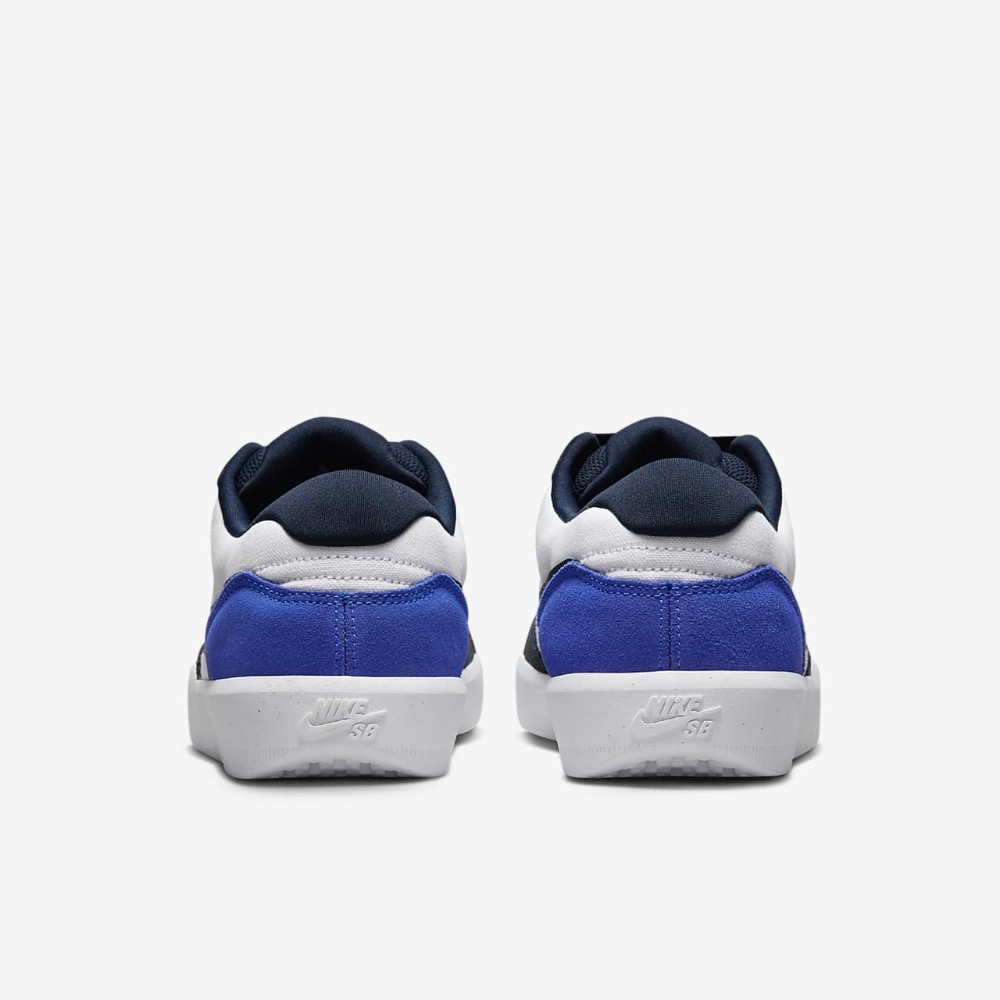 13代購 Nike SB Force 58 藍白 男鞋 滑板鞋 休閒鞋 帆布 皮革 麂皮 平價 DV5477-401-細節圖6