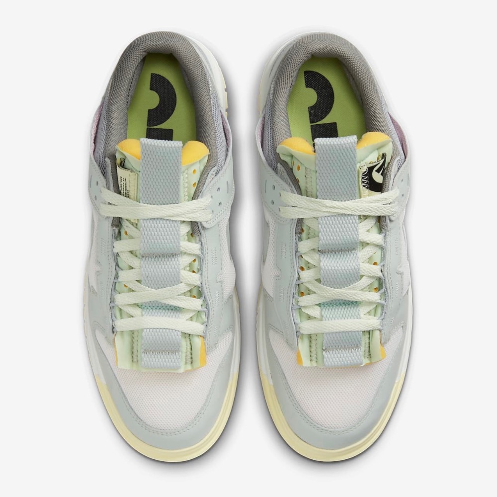 13代購 Nike Air Dunk Jumbo 灰綠 男鞋 休閒鞋 復古球鞋 氣墊 DV0821-100-細節圖5