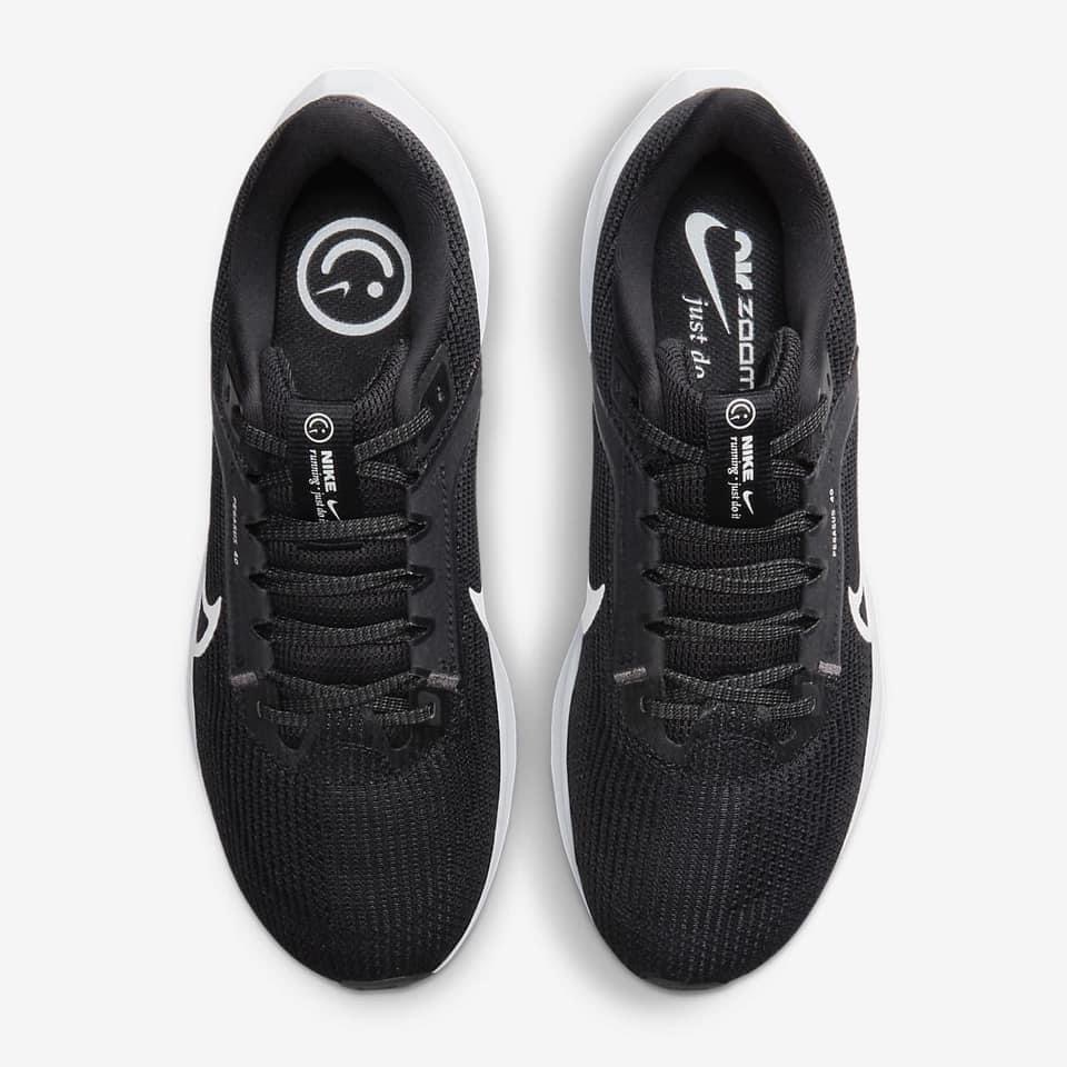 13代購 W Nike Air Zoom Pegasus 40 黑白 女鞋 慢跑鞋 訓練鞋 DV3854-001-細節圖5