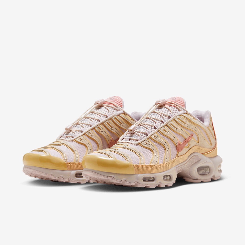 13代購 W Nike Air Max Plus 棕黃粉 女鞋 休閒鞋 復古球鞋 FZ5062-160-細節圖2