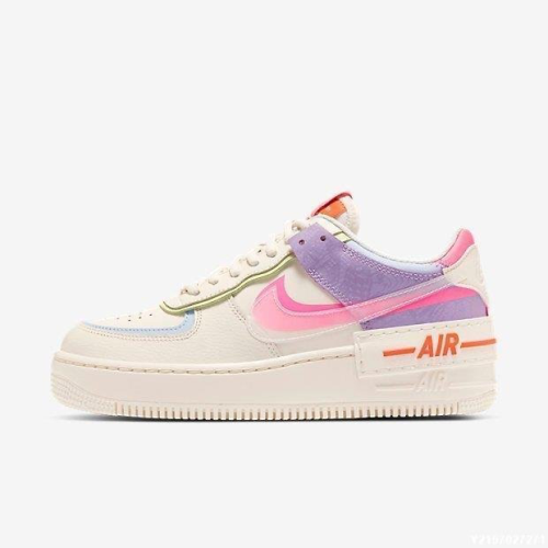 13代購 W Nike AF1 Shadow 白紫粉 多色 女鞋 休閒鞋 Air Force 1 CU3012-164
