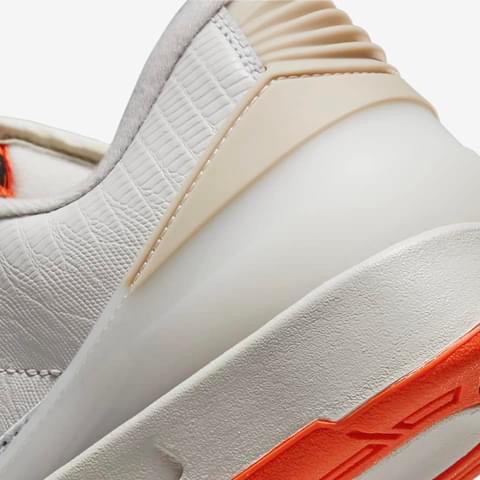 13代購 Nike Air Jordan 2 Retro Low SP 白灰橘 男鞋 休閒鞋 喬丹 DV7128-110-細節圖8