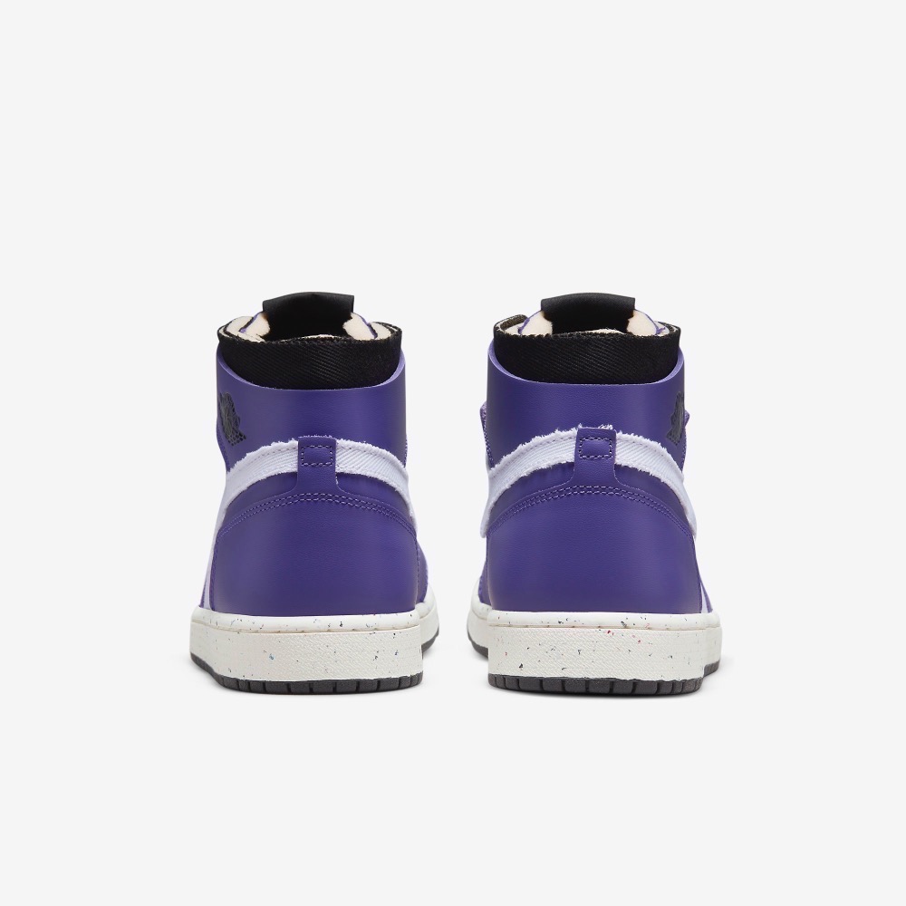 13代購 Nike Air Jordan 1 Zoom Air CMFT 紫白黑 男鞋 休閒鞋 CT0978-501-細節圖6