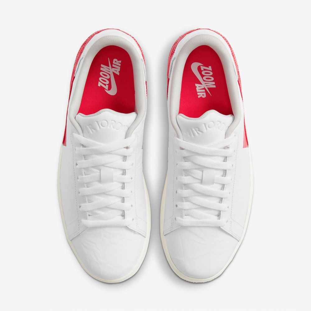 13代購 Nike Air Jordan 1 Centre Court 白紅 男鞋 休閒鞋 喬丹 DJ2756-101-細節圖5