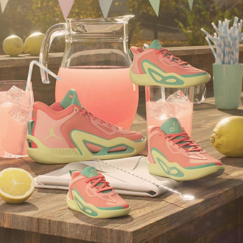 13代購 Nike Jordan Tatum 1 PF 粉紅黃綠 男鞋 籃球鞋 喬丹 XDR DX6733-600-細節圖9