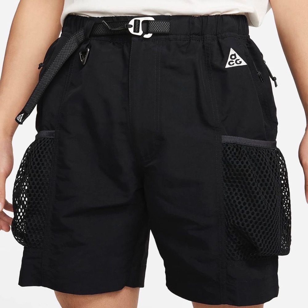 13代購 Nike ACG Snowgrass Cargo Shorts 黑色 短褲 工裝短褲 DV9406-010-細節圖3