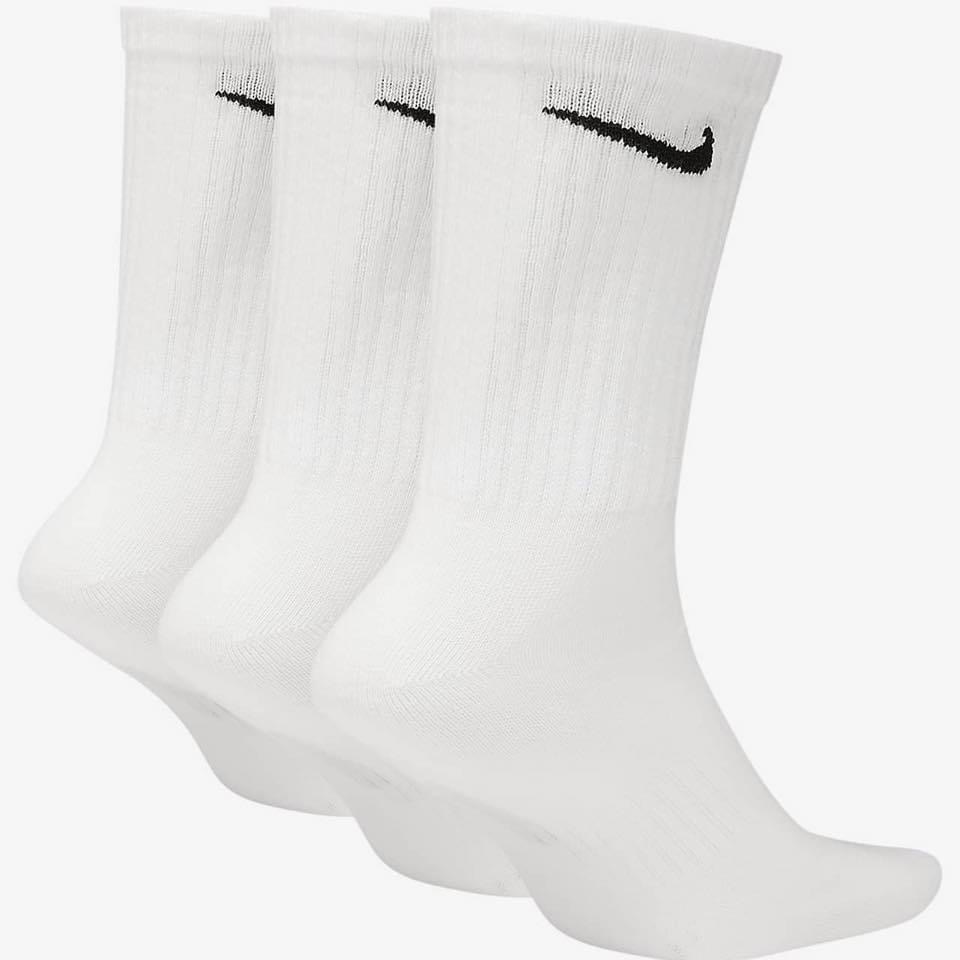 13代購 Nike Everyday Lightweight Sock 白色 襪子 中筒 三雙 SX7676-100-細節圖2