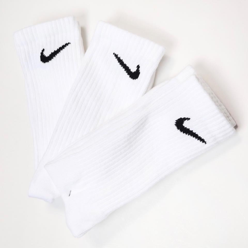 13代購 Nike Everyday Lightweight Sock 白色 襪子 中筒 三雙 SX7676-100-細節圖3