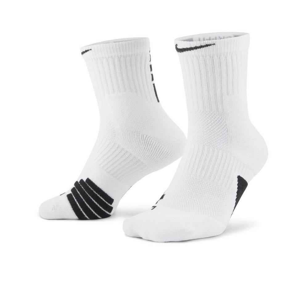 13代購 Nike Elite Mid Socks 黑色 襪子 籃球襪 中筒 過踝 SX7625-100-細節圖3