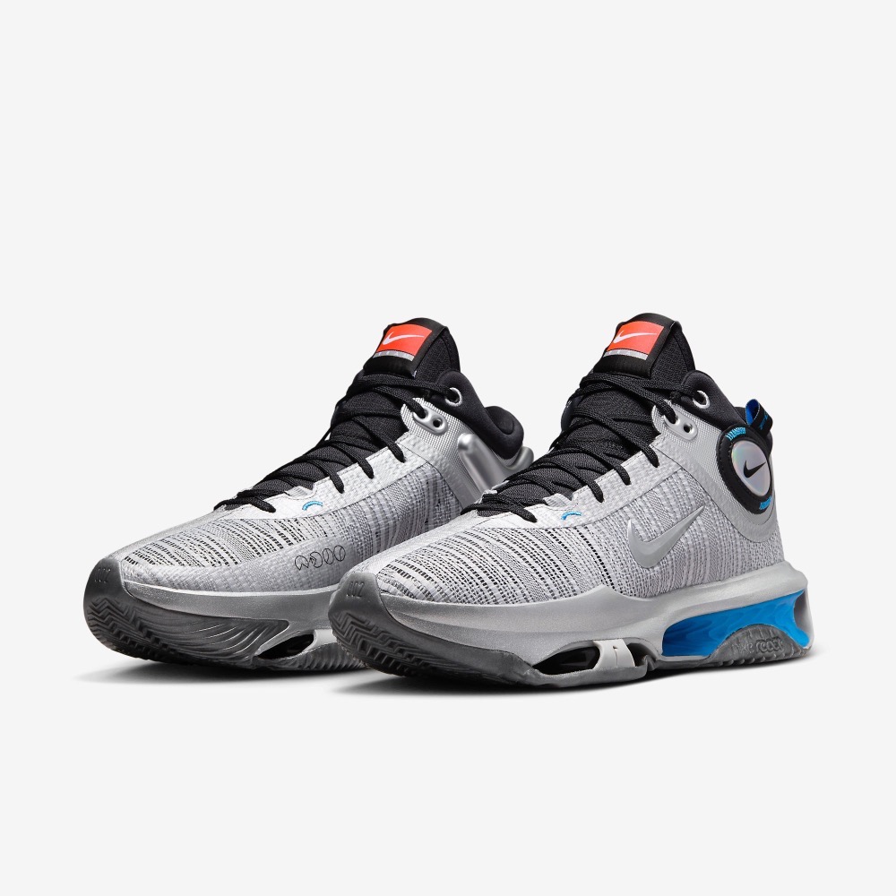 13代購 Nike Air Zoom G.T. Jump 2 ASW EP 銀黑藍 男鞋 籃球鞋 FZ5742-001-細節圖2