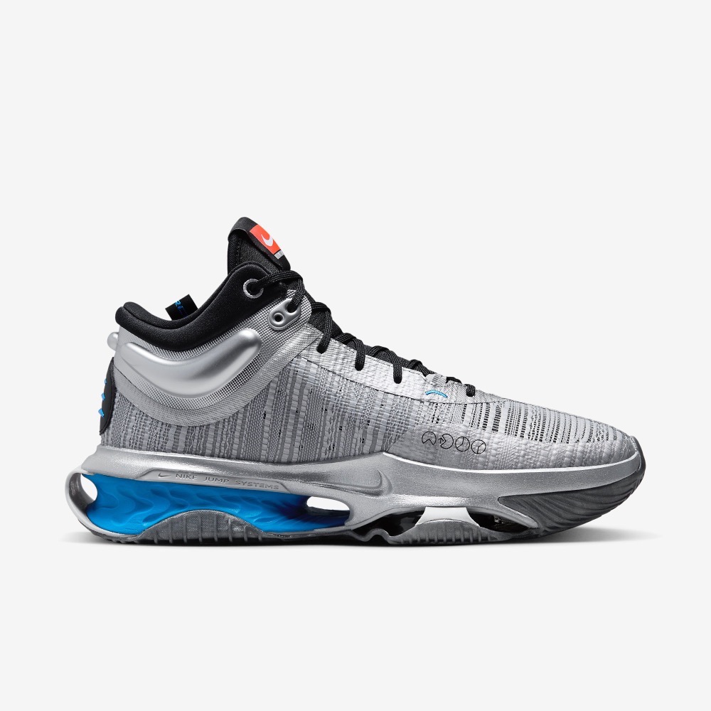 13代購 Nike Air Zoom G.T. Jump 2 ASW EP 銀黑藍 男鞋 籃球鞋 FZ5742-001-細節圖3