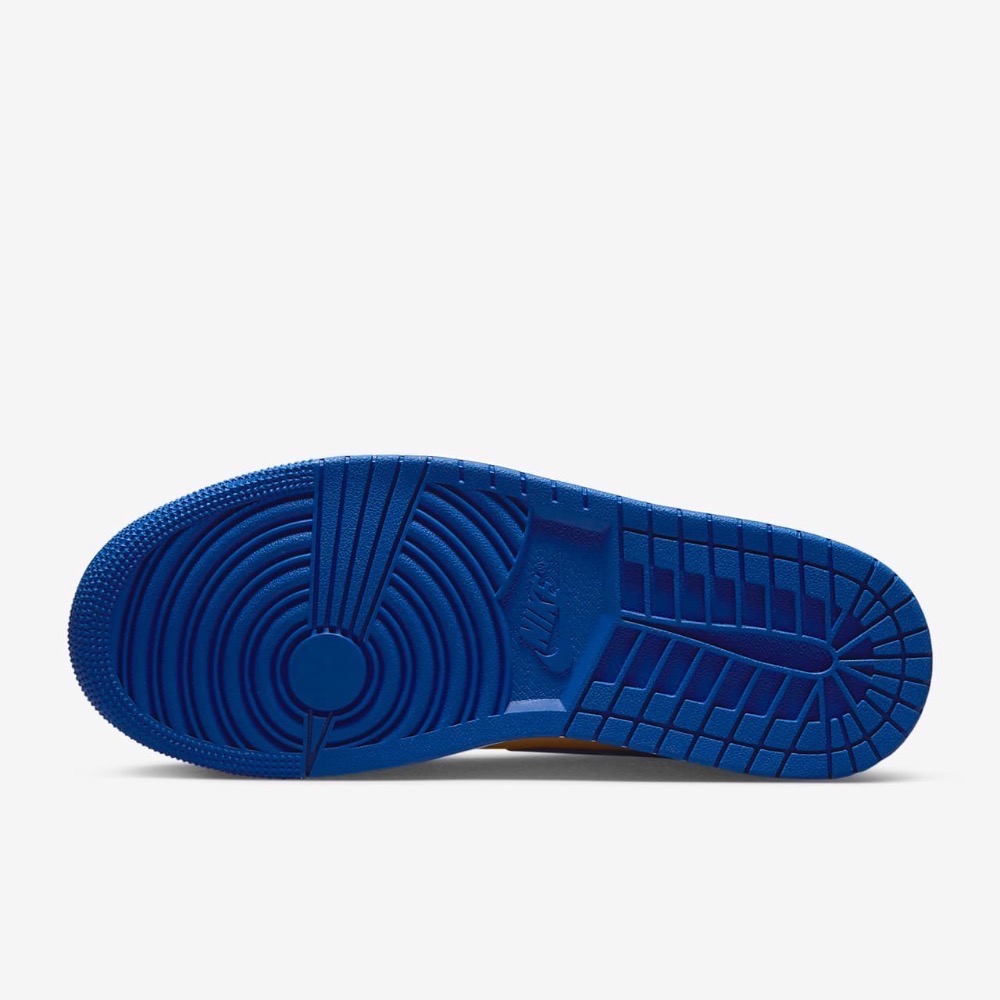 13代購 W Nike Air Jordan 1 Retro HI OG 黃藍白 女鞋 休閒鞋 FD2596-700-細節圖4