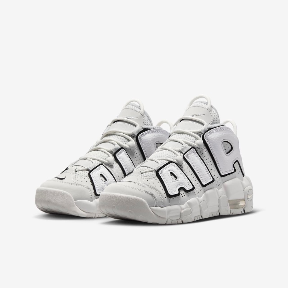 代購 Nike Air More Uptempo GS 灰白黑 大童鞋 女鞋 休閒鞋 復古籃球鞋 FD0022-001