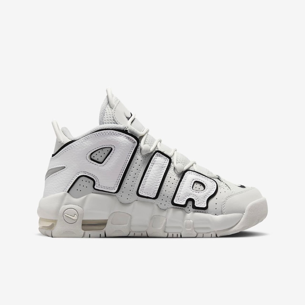 代購 Nike Air More Uptempo GS 灰白黑 大童鞋 女鞋 休閒鞋 復古籃球鞋 FD0022-001