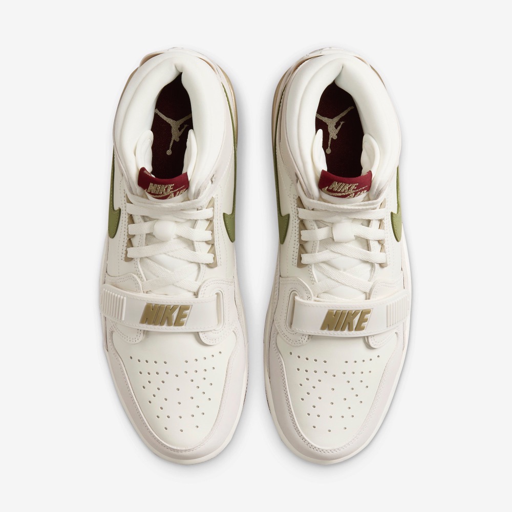 13代購 Nike Air Jordan Legacy 312 米白黃綠 男鞋 休閒鞋 復古球鞋 HF0745-131-細節圖5