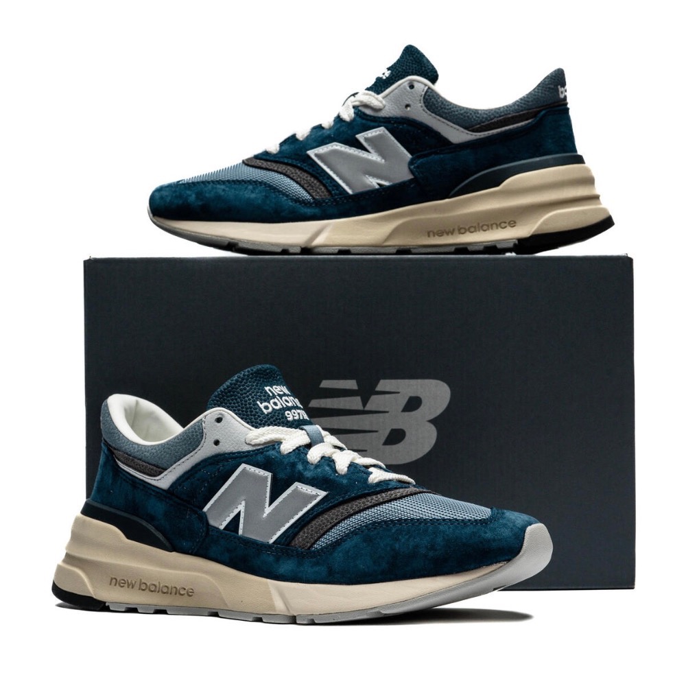 13代購 New Balance NB 997 藍灰白 男鞋 女鞋 休閒鞋 復古球鞋 U997RHB-D-細節圖7