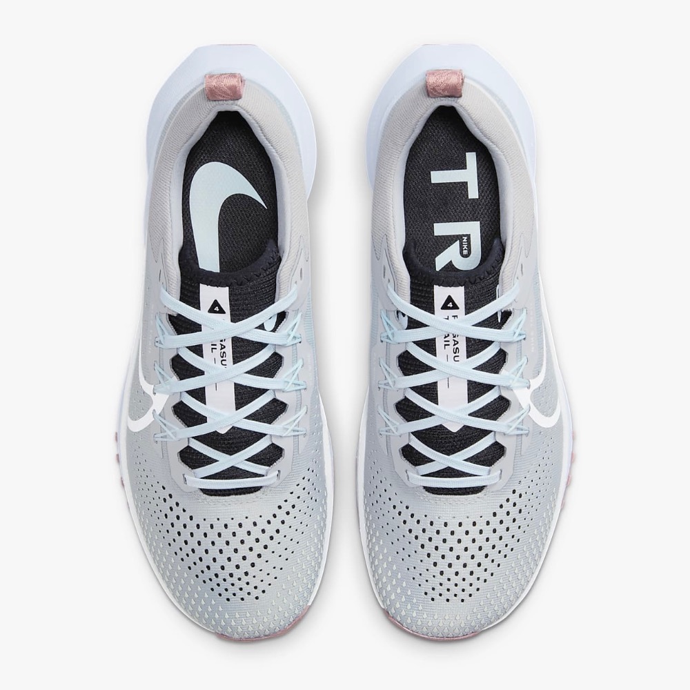 13代購 W Nike React Pegasus Trail 4 灰藍 女鞋 慢跑鞋 越野鞋 DJ6159-005-細節圖5
